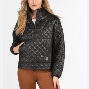 LIV Outdoor Quilter Black Jolie Puffer Pullover Size Small